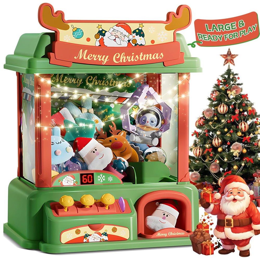 Christmas Claw Machine For Kid - огляд і ціна Arcade Toy Claw Vending Machine