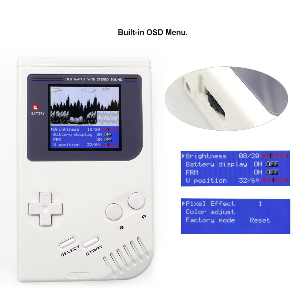 For Game Boy DMG GB DMG V5 Ult - огляд і ціна Lcd Screen Arcade