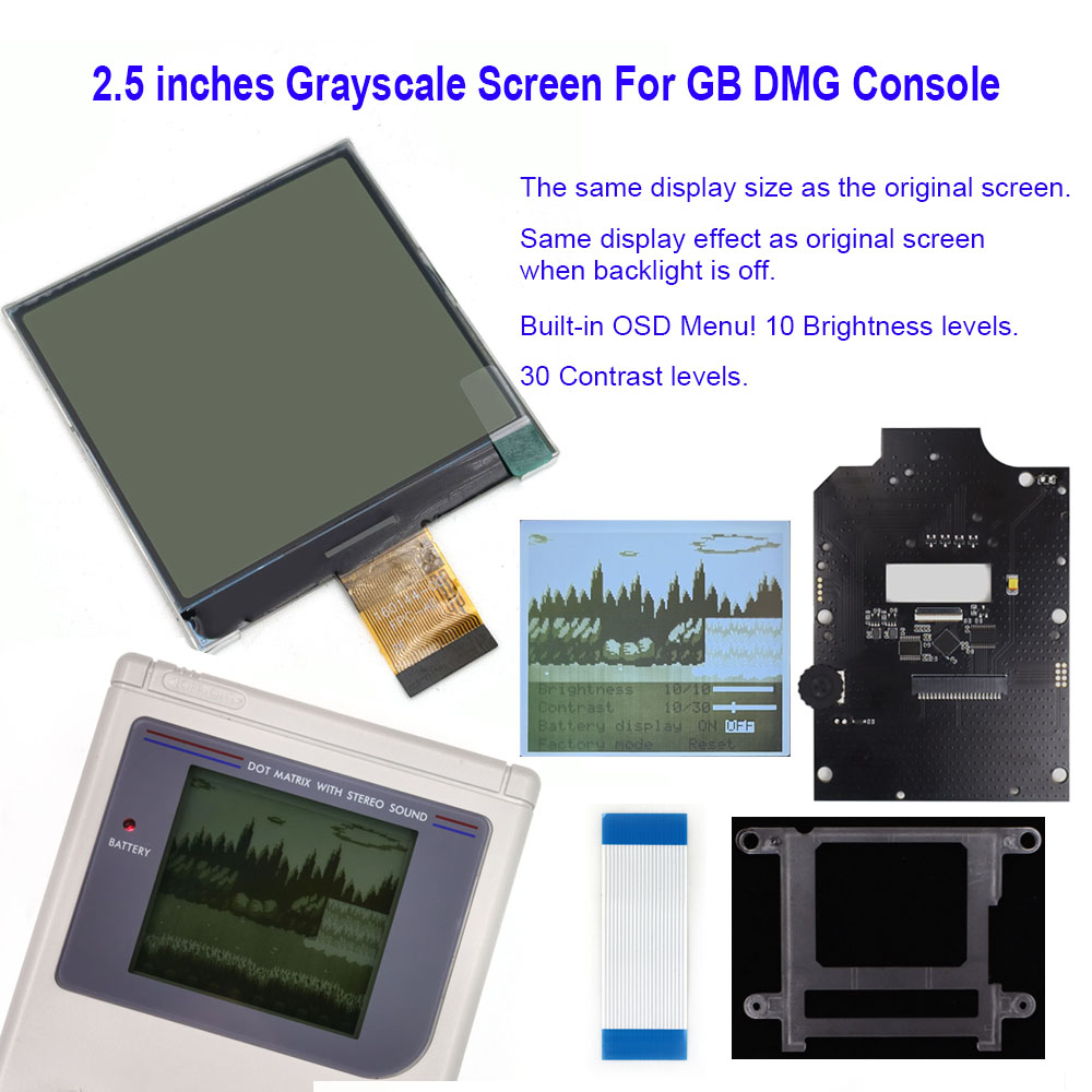 HISPEEDIDO 2.5 Inches Grayscal - огляд і ціна Lcd Screen Arcade