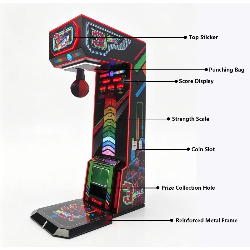 Boxing Simulator Machine Elect - огляд і ціна Arcade Games & Vending Co