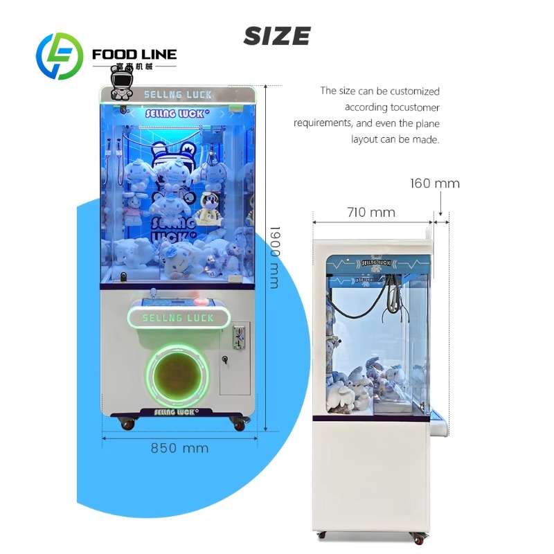 Custom Coin Operated Metal Cra - огляд і ціна Arcade Toy Claw Vending Machine